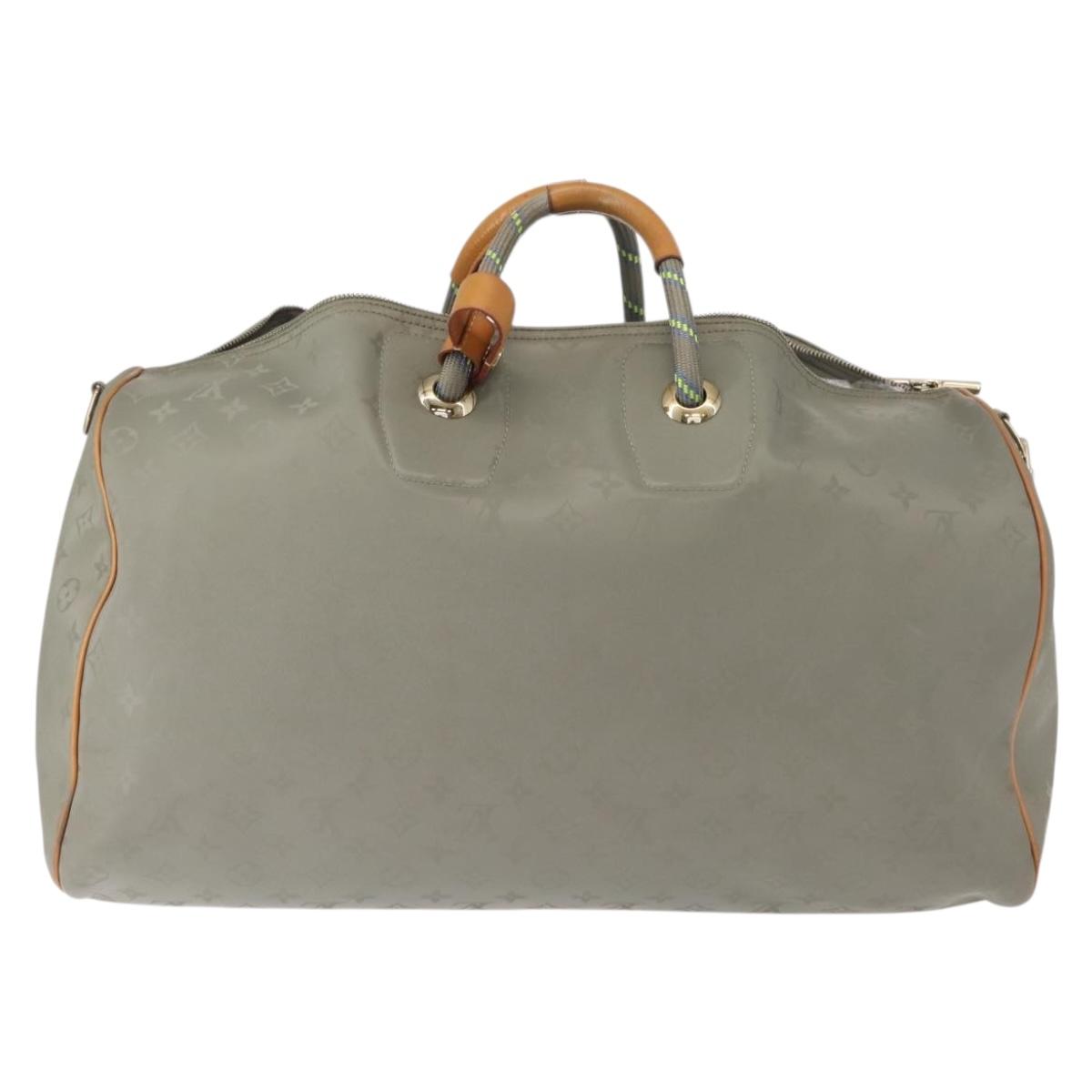 LOUIS VUITTON Monogram Titanium Keepall Bandouliere 50 Bag M43886 LV Auth 149235
