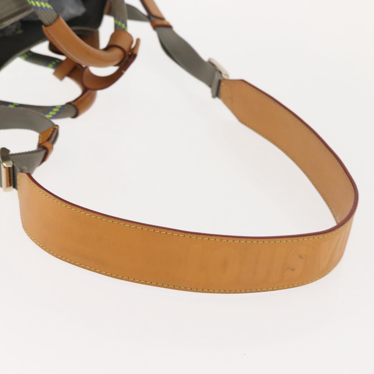 LOUIS VUITTON Monogram Titanium Keepall Bandouliere 50 Bag M43886 LV Auth 149235