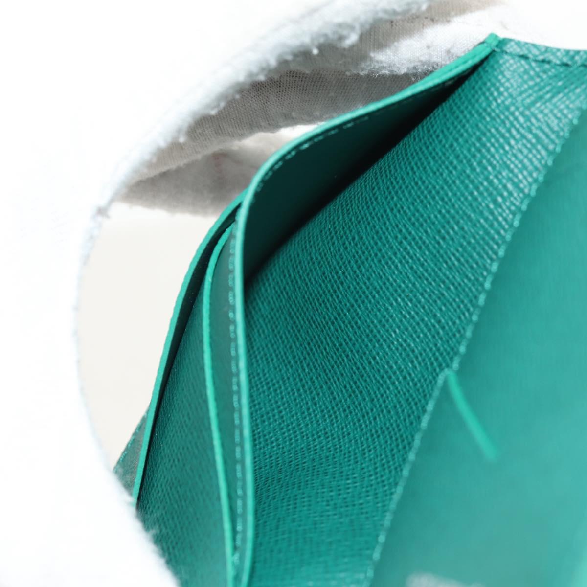 LOUIS VUITTON Monogram Organizer De Poch Card Case Green M25971 Auth 149237SAM