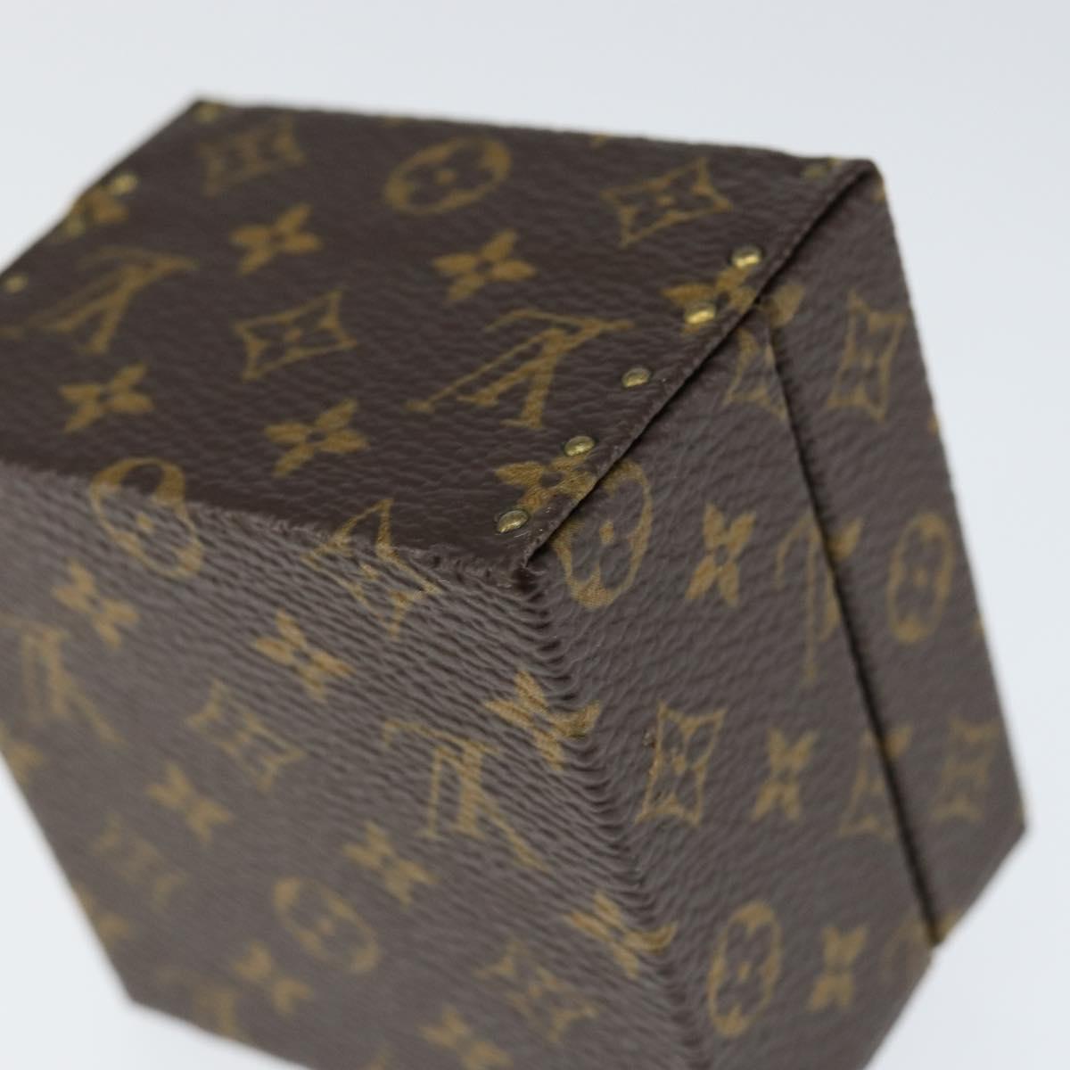 LOUIS VUITTON Monogram Jewelry case Jewelry Box LV Auth 149239