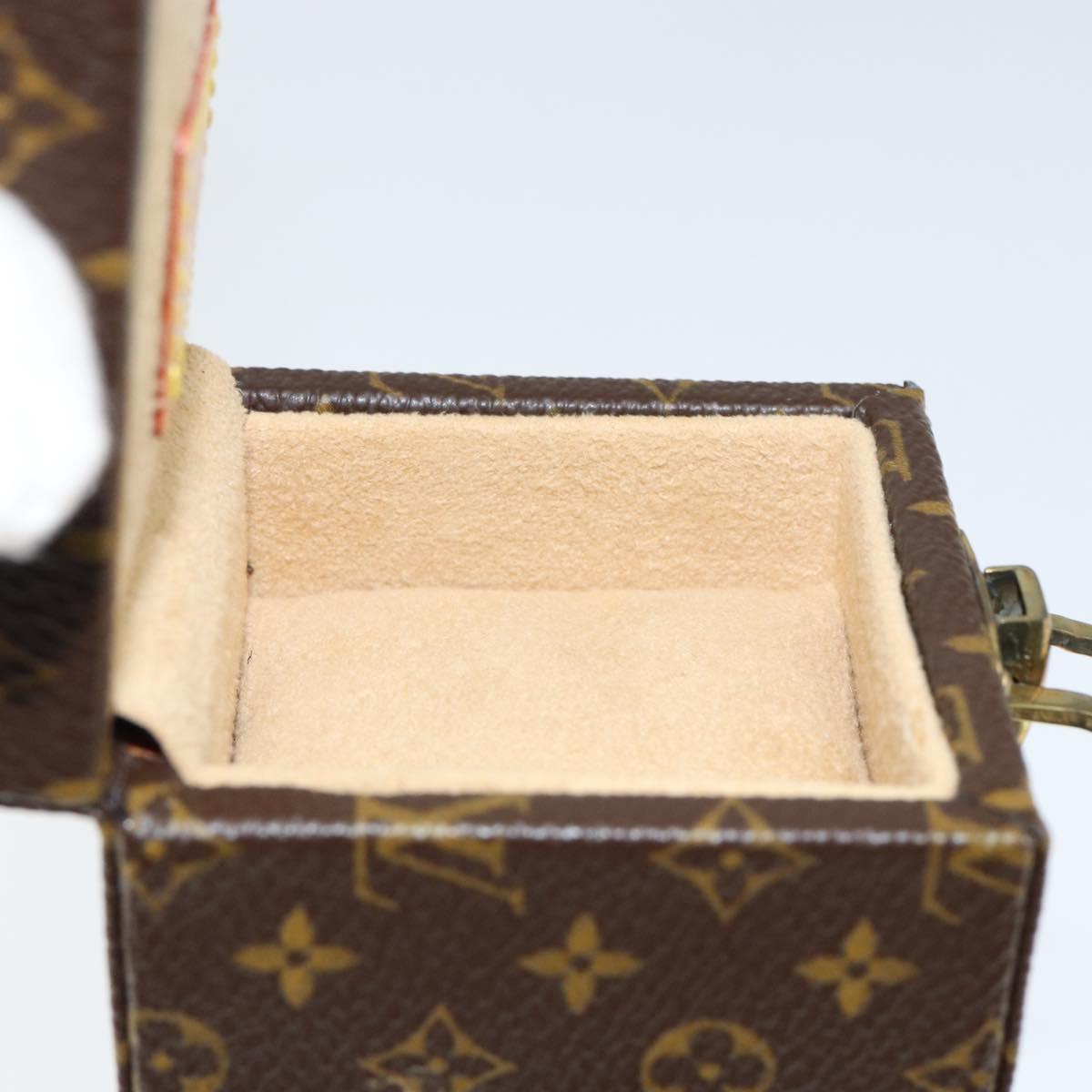 LOUIS VUITTON Monogram Jewelry case Jewelry Box LV Auth 149239
