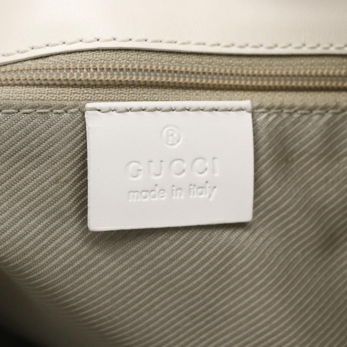 GUCCI GG Canvas Tote Bag Light Blue Gold 002 1099 Auth 149259