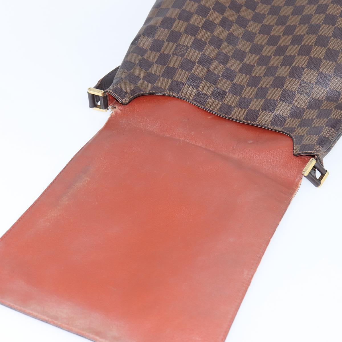 LOUIS VUITTON Damier Ebene Musette Salsa Long Shoulder Bag N51300 LV Auth 149276