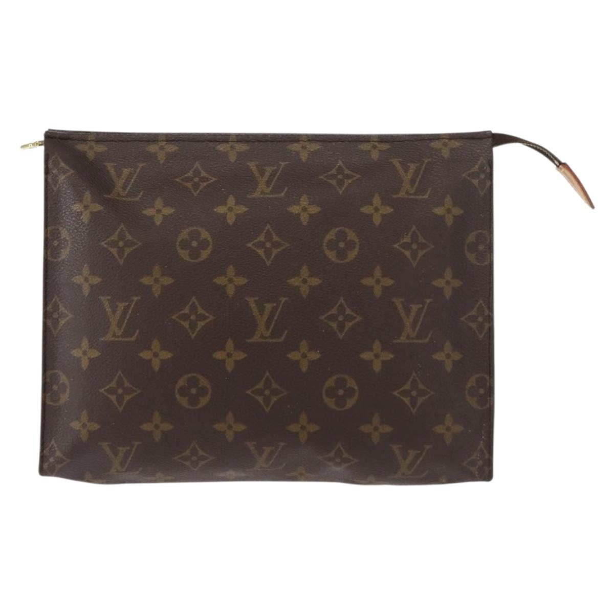 LOUIS VUITTON Monogram Poche Toilette 26 Pouch M47542 LV Auth 149284