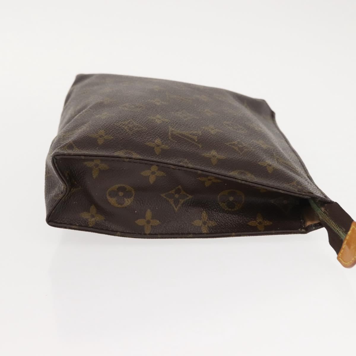 LOUIS VUITTON Monogram Poche Toilette 26 Pouch M47542 LV Auth 149284