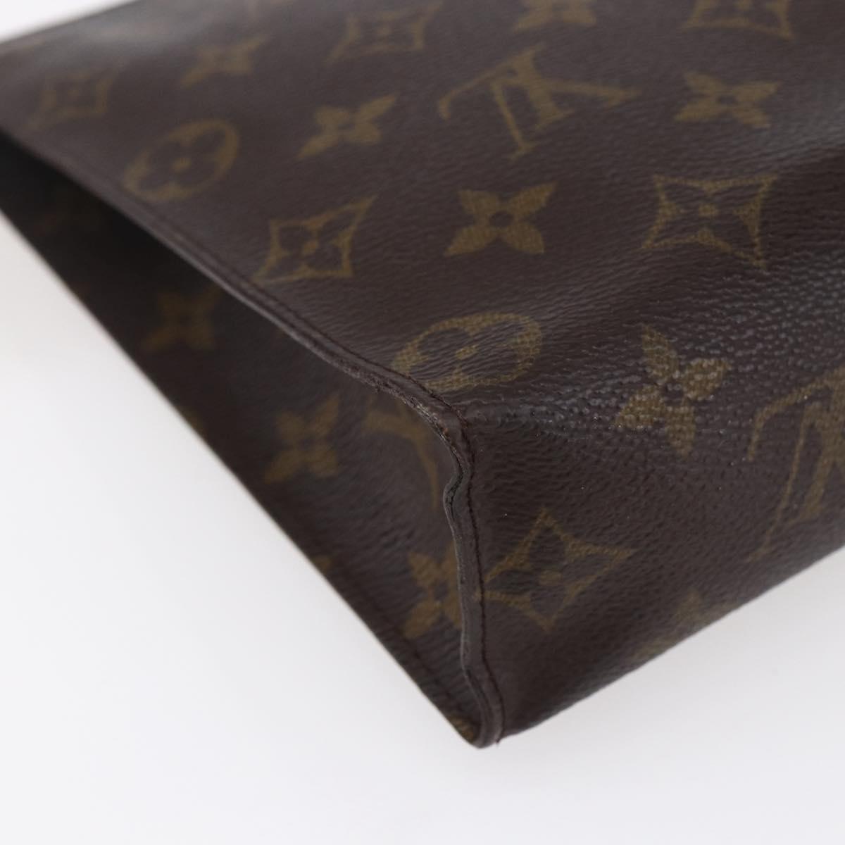 LOUIS VUITTON Monogram Poche Toilette 26 Pouch M47542 LV Auth 149285