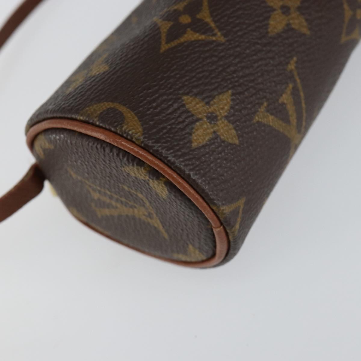 LOUIS VUITTON Monogram Papillon Pouch LV Auth 149286