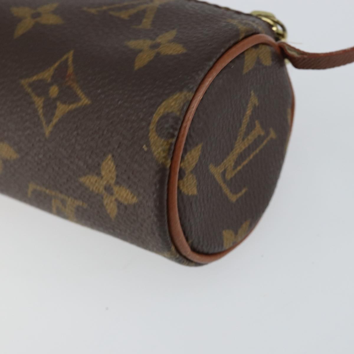 LOUIS VUITTON Monogram Papillon Pouch LV Auth 149286
