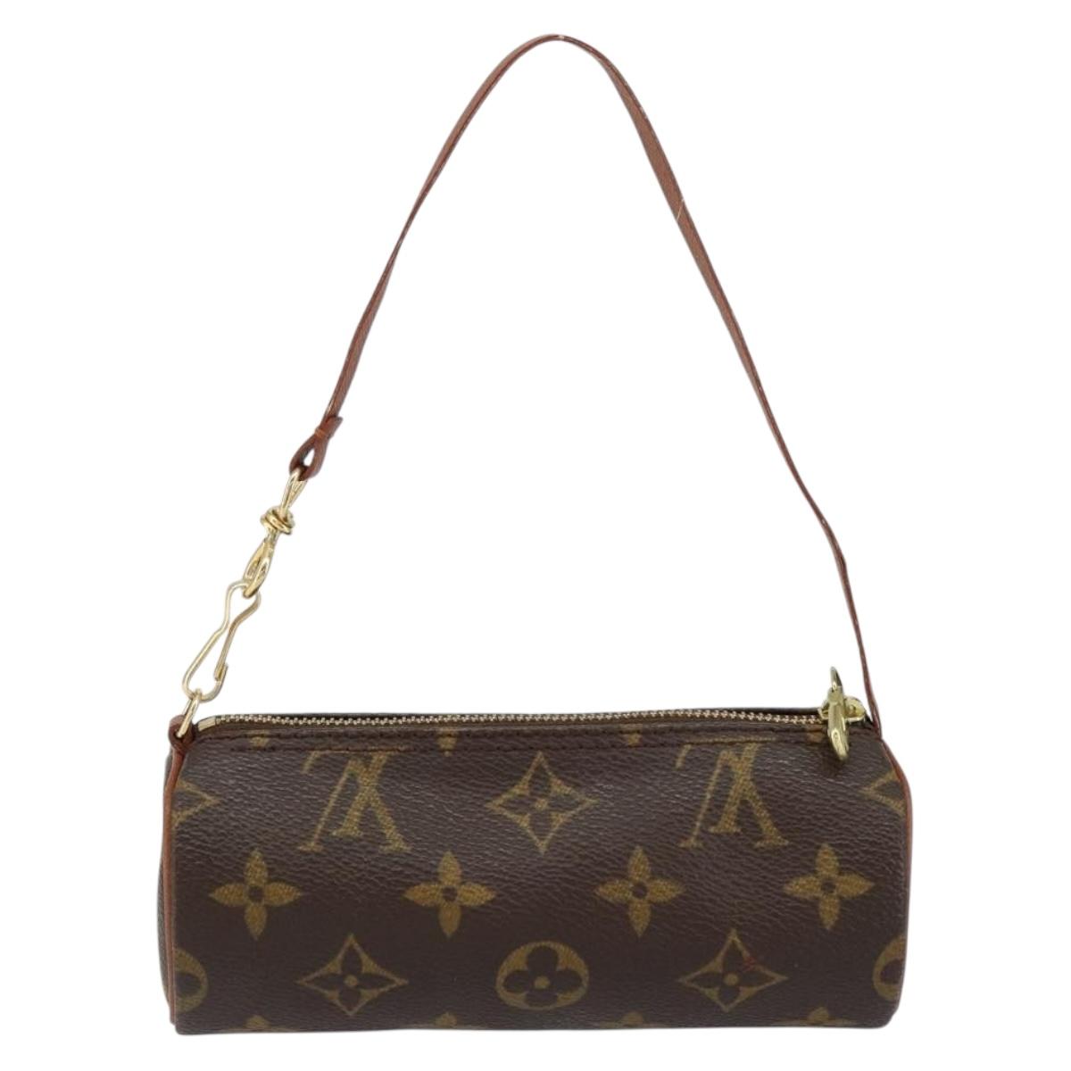 LOUIS VUITTON Monogram Papillon Pouch LV Auth 149286