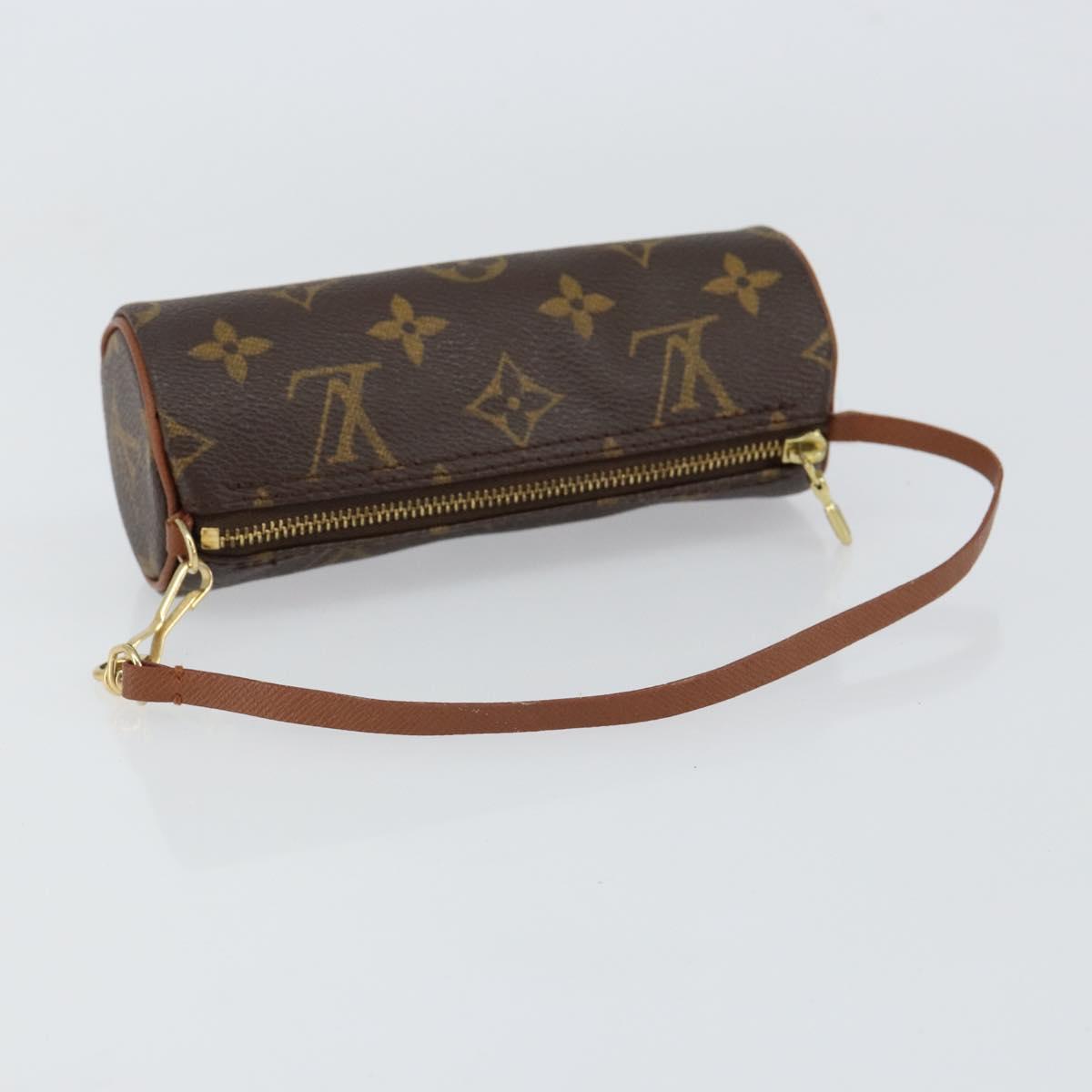 LOUIS VUITTON Monogram Papillon Pouch LV Auth 149286