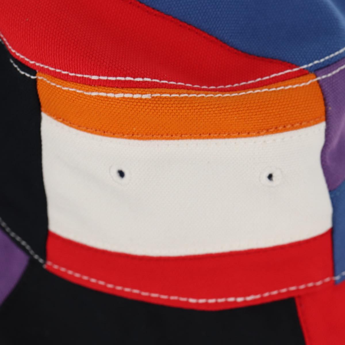 LOUIS VUITTON Bone Color Panel Hat Canvas Multicolor MP2736 LV Auth 149292M