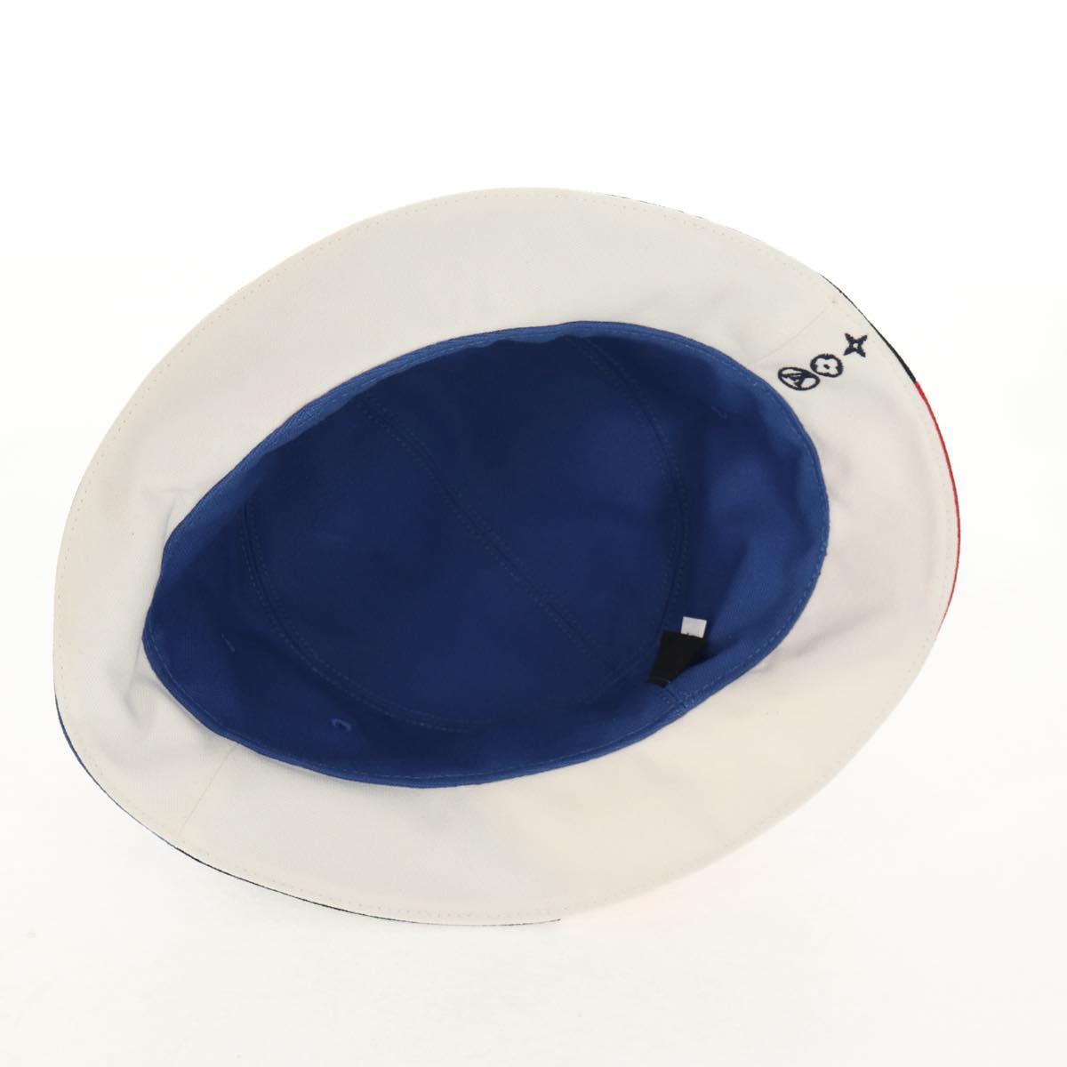 LOUIS VUITTON Bone Color Panel Hat Canvas Multicolor MP2736 LV Auth 149292M