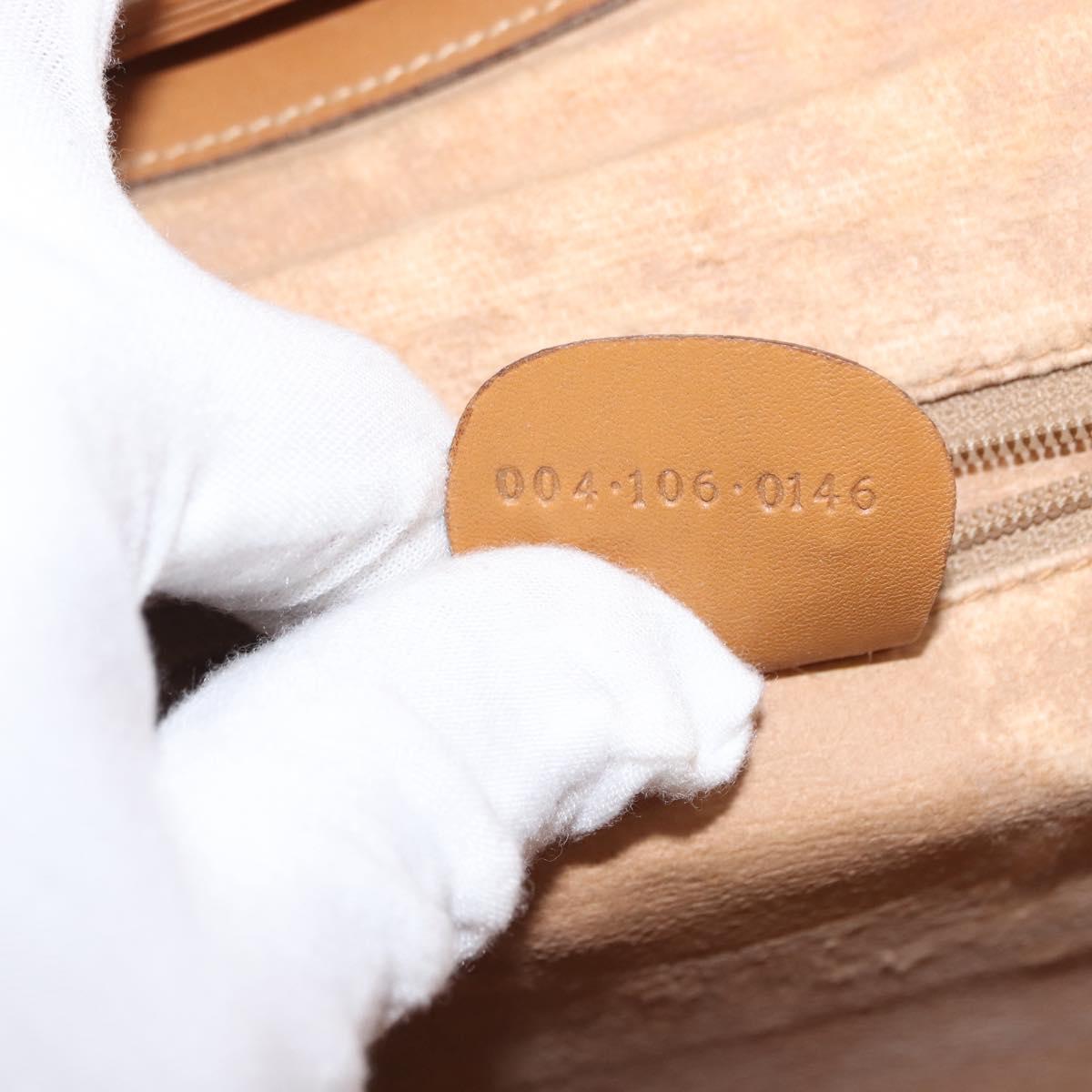 GUCCI Micro GG Supreme Shoulder Bag PVC Beige Gold 004 106 0146 Auth 149323