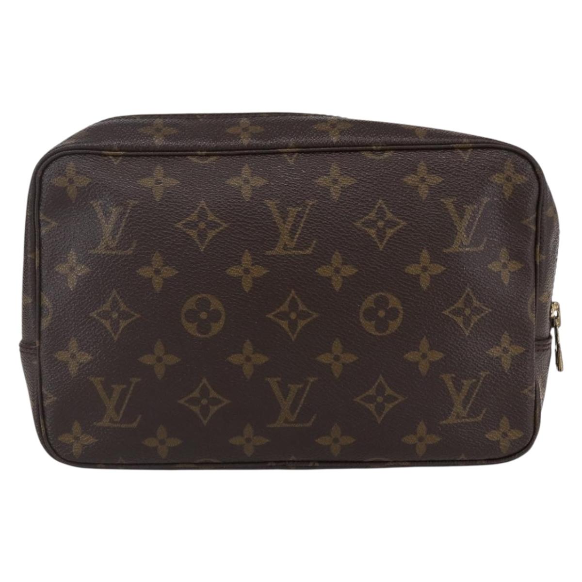 LOUIS VUITTON Monogram Trousse Toilette 23 Clutch Bag M47524 LV Auth 149328
