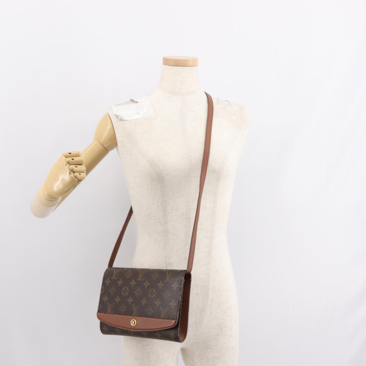 LOUIS VUITTON Monogram Bordeaux 24 Shoulder Bag M51798 LV Auth 149342