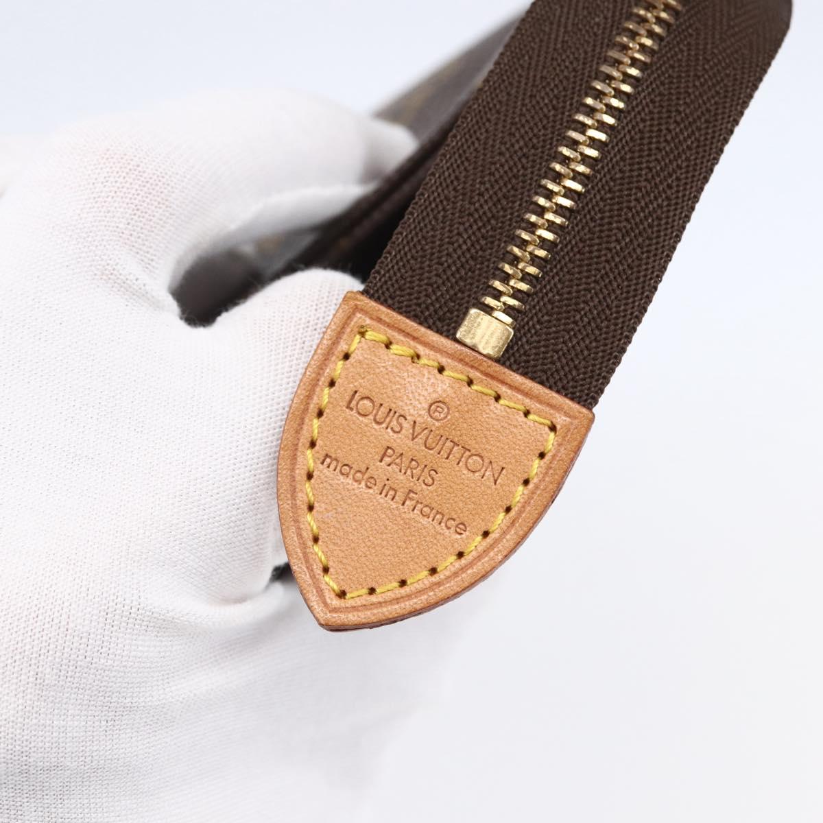 LOUIS VUITTON Monogram Poche Toilette 19 Pouch M47544 LV Auth 149344