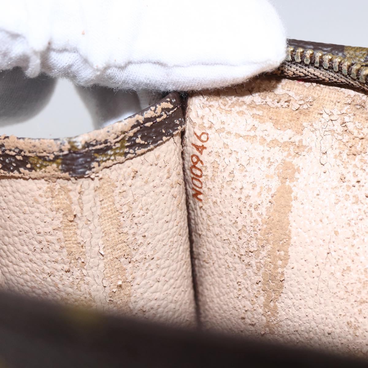 LOUIS VUITTON Monogram Poche Toilette 19 Pouch M47544 LV Auth 149344