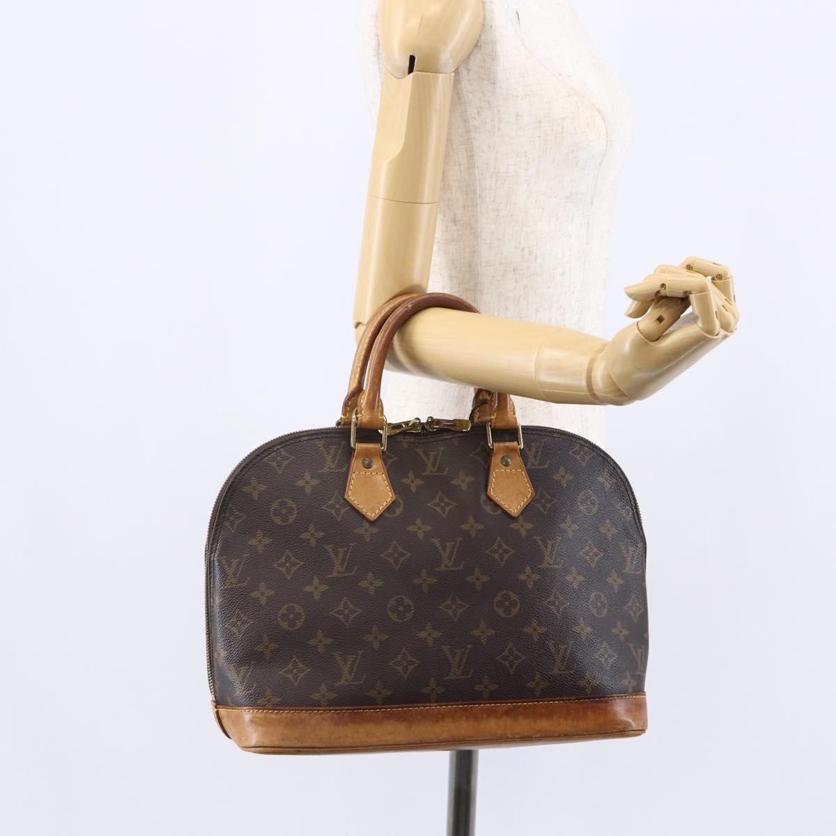 LOUIS VUITTON Monogram Alma Hand Bag M51130 LV Auth 149345