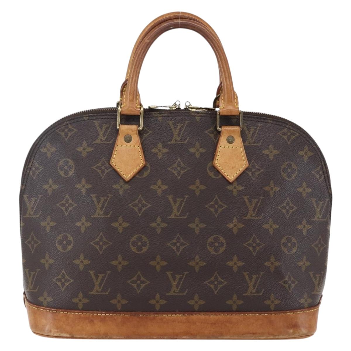 LOUIS VUITTON Monogram Alma Hand Bag M51130 LV Auth 149345