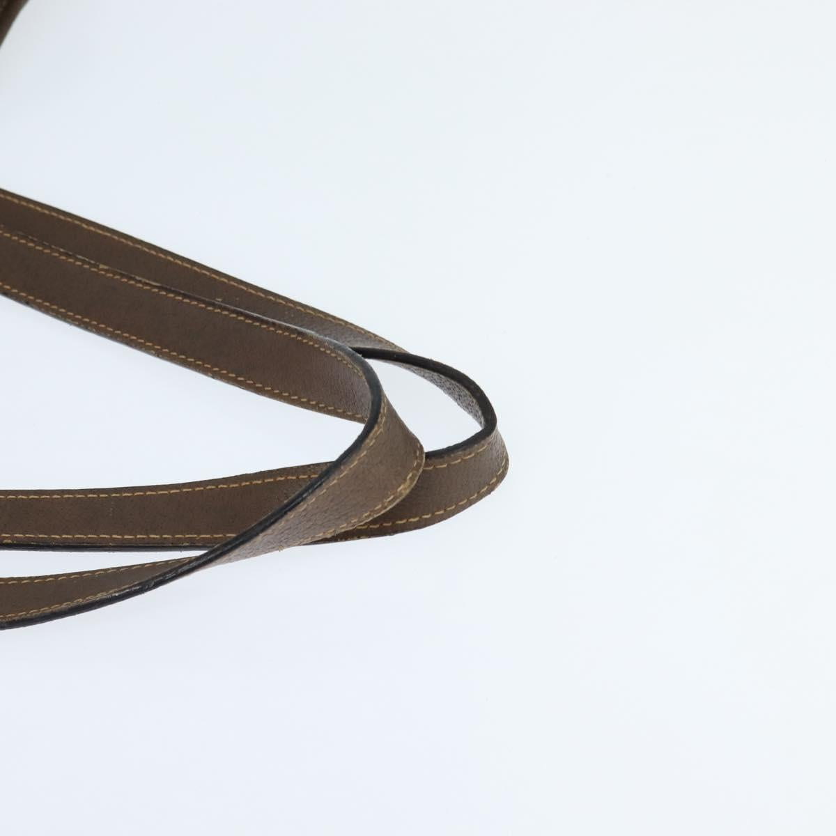 GUCCI GG Supreme Web Sherry Line Tote Bag PVC Beige Gold 39 02 091 Auth 149350