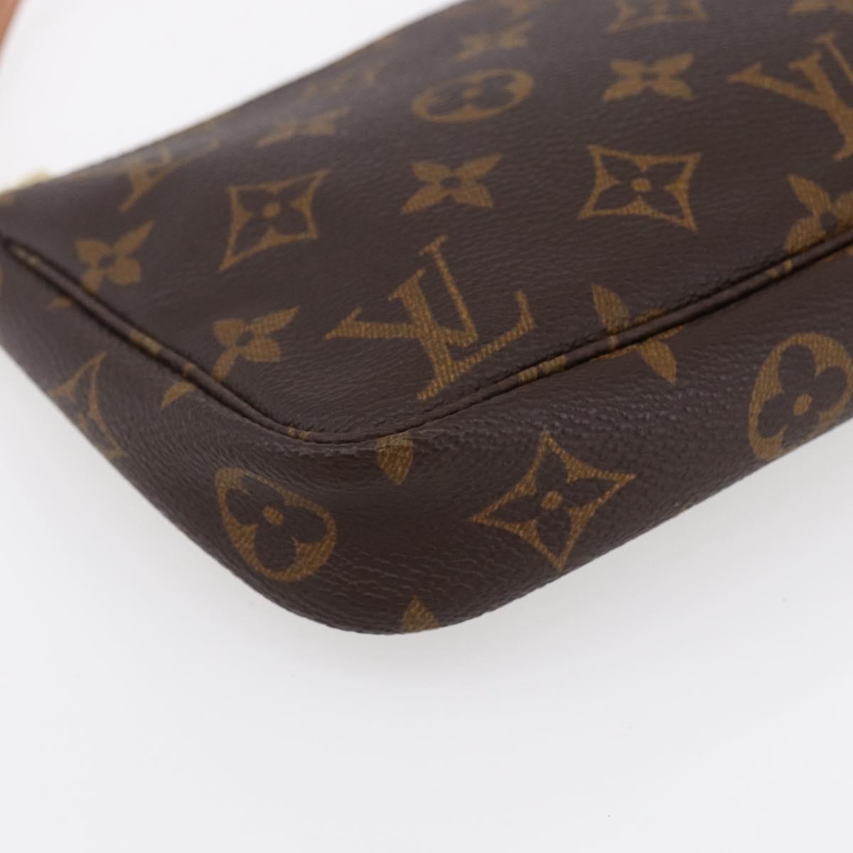 LOUIS VUITTON Monogram Pochette Accessoires Pouch M51980 LV Auth 149358