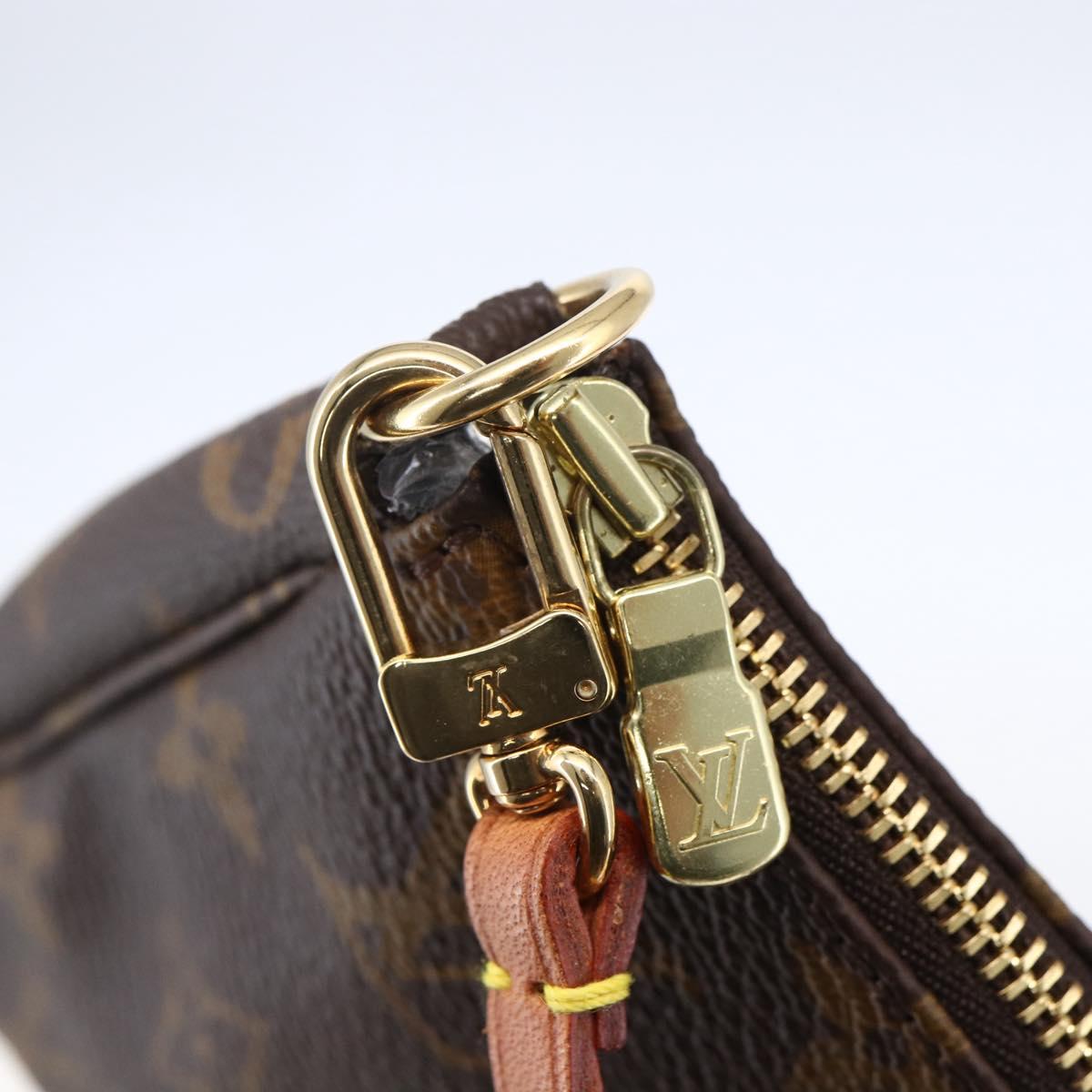 LOUIS VUITTON Monogram Pochette Accessoires Pouch M51980 LV Auth 149358