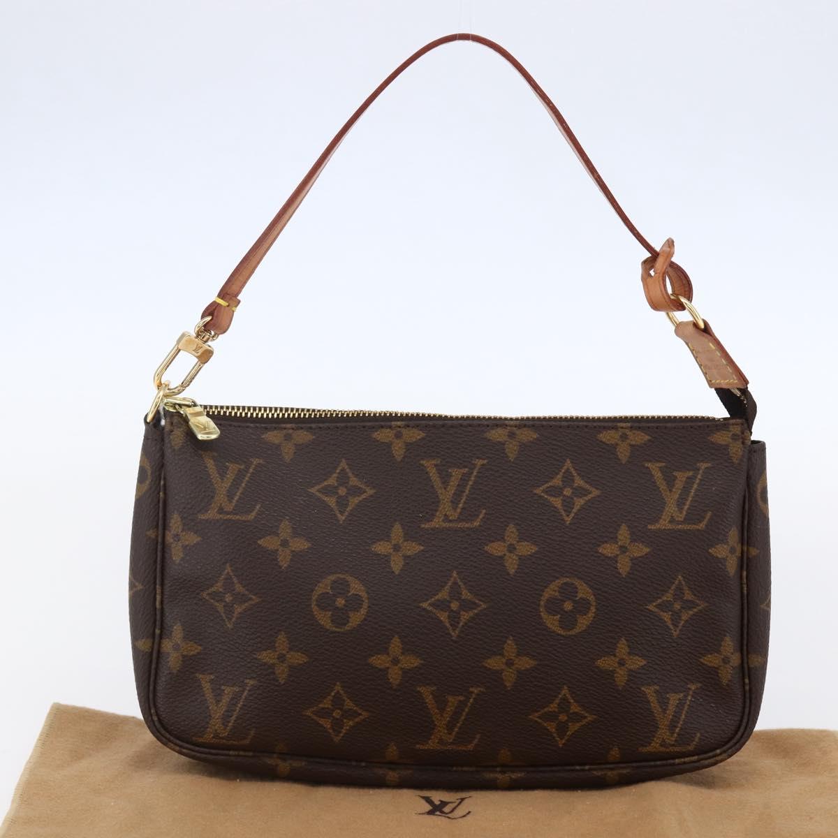 LOUIS VUITTON Monogram Pochette Accessoires Pouch M51980 LV Auth 149358