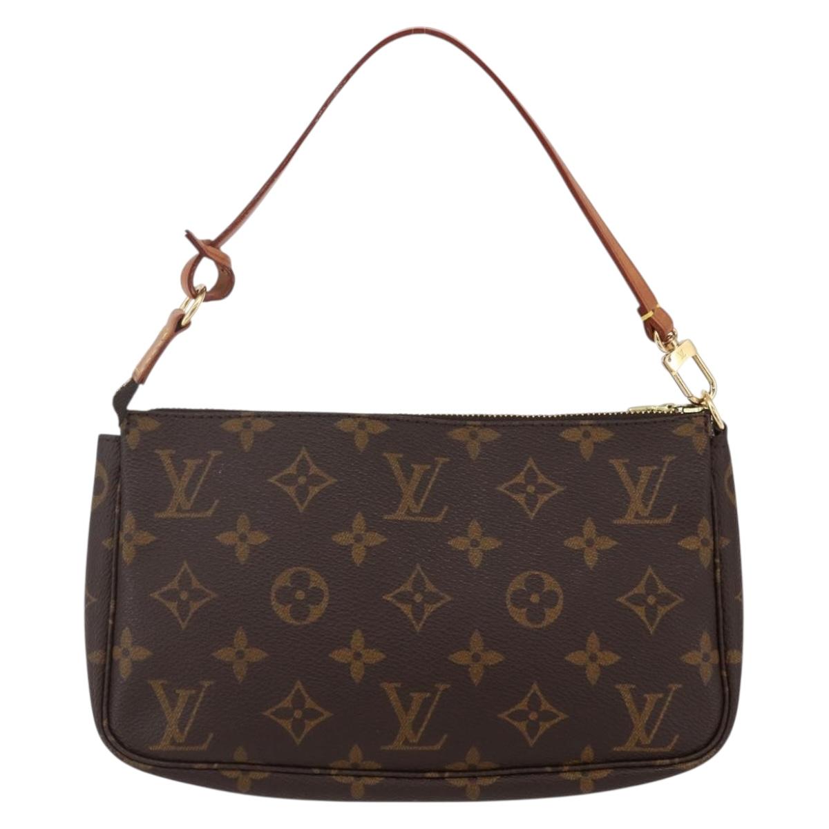 LOUIS VUITTON Monogram Pochette Accessoires Pouch M51980 LV Auth 149358