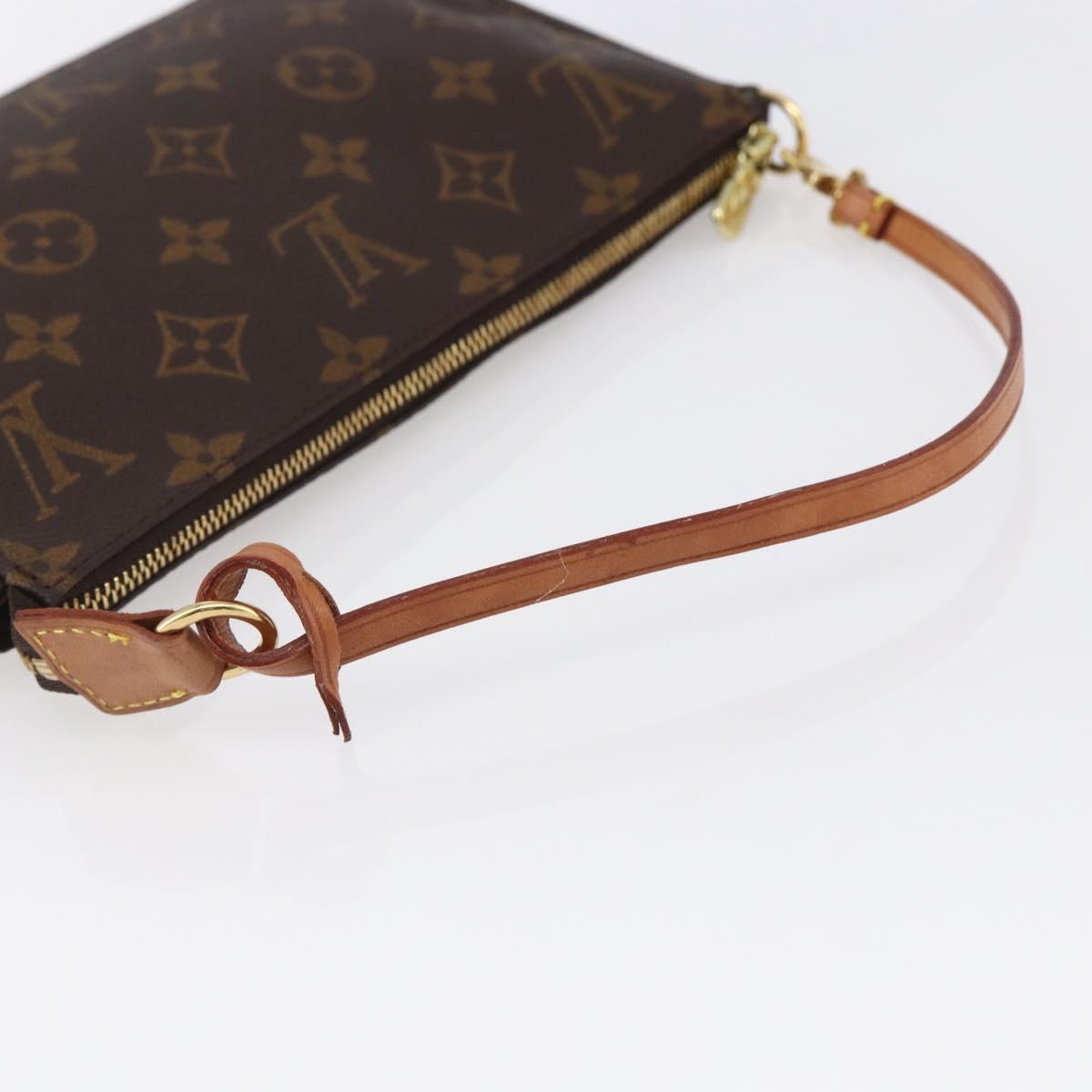 LOUIS VUITTON Monogram Pochette Accessoires Pouch M51980 LV Auth 149358