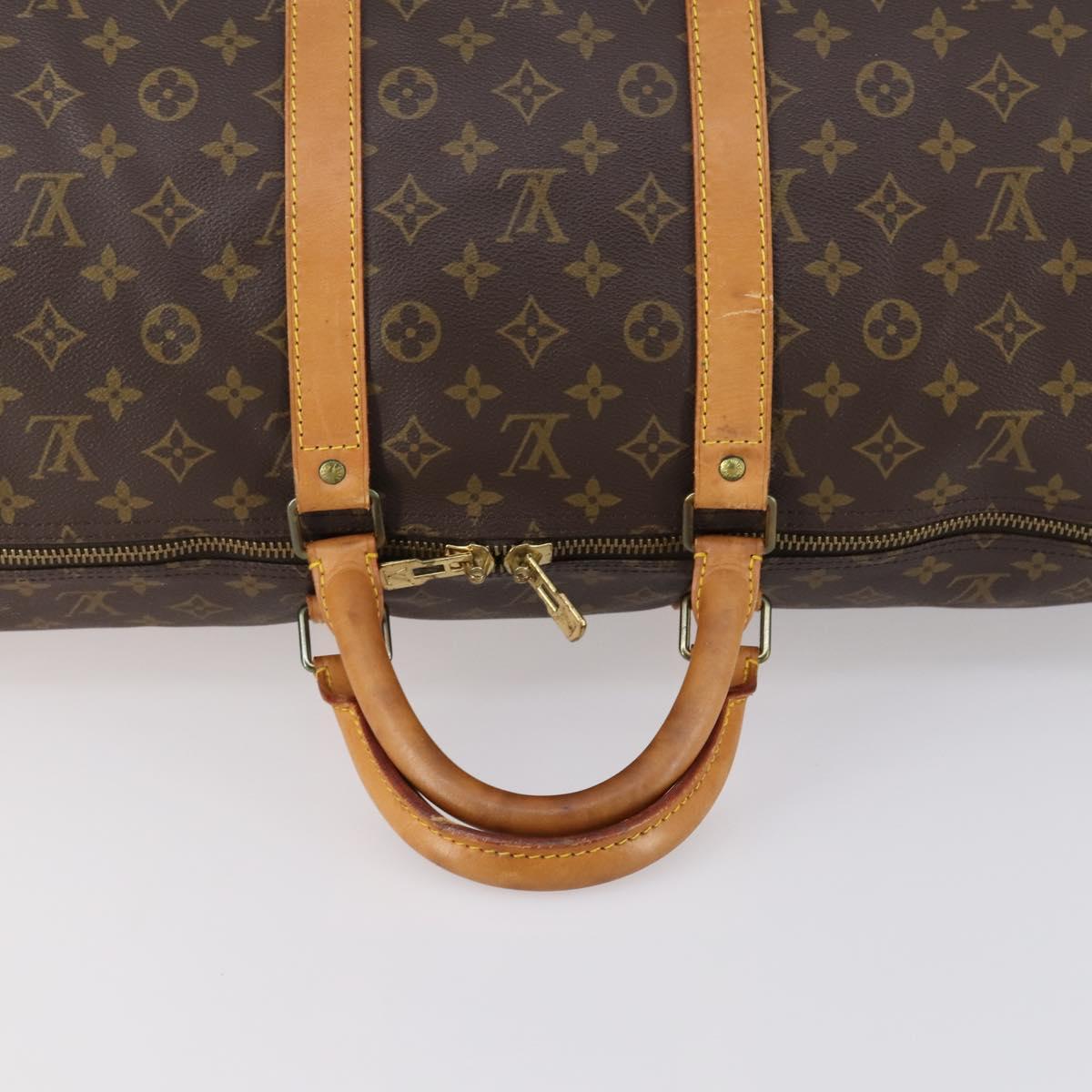 LOUIS VUITTON Monogram Keepall 55 Boston Bag M41424 LV Auth 149370