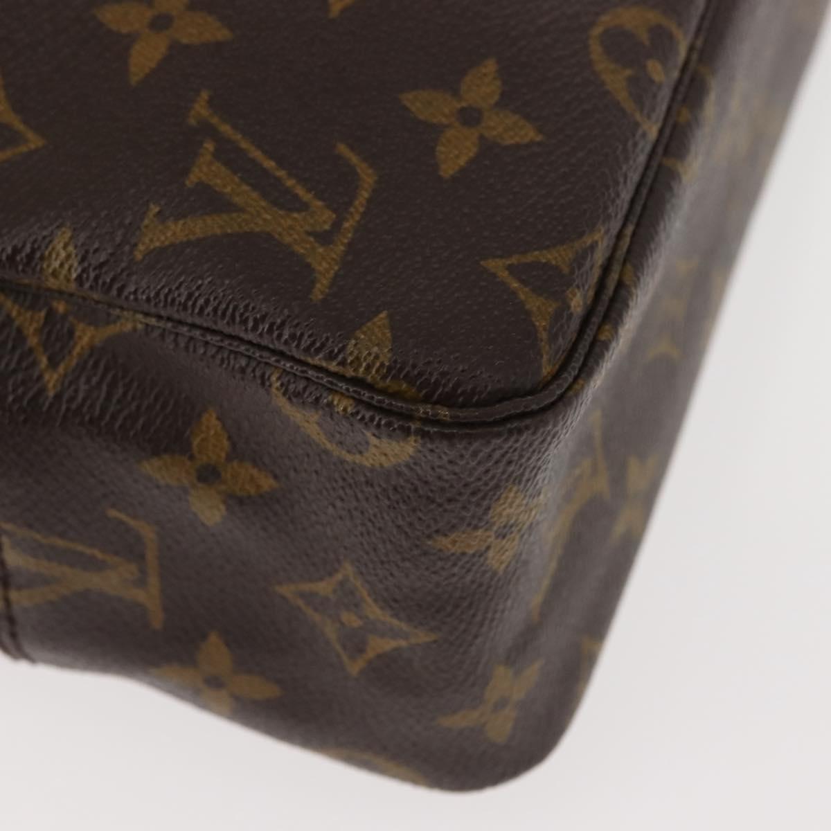 LOUIS VUITTON Monogram Trousse Toilette 28 Clutch Bag M47522 LV Auth 149379