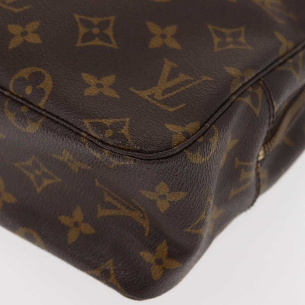 LOUIS VUITTON Monogram Trousse Toilette 28 Clutch Bag M47522 LV Auth 149379