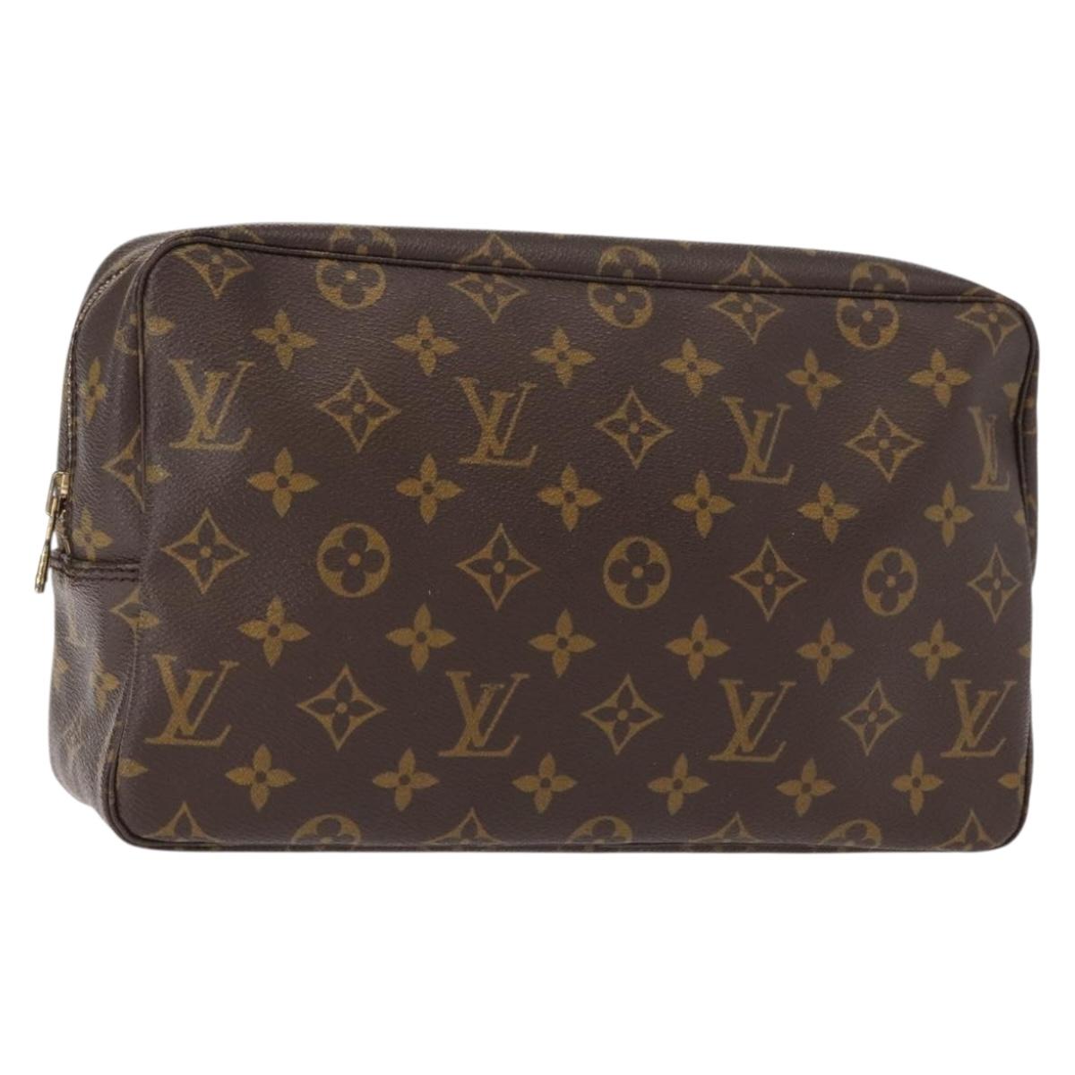 LOUIS VUITTON Monogram Trousse Toilette 28 Clutch Bag M47522 LV Auth 149379