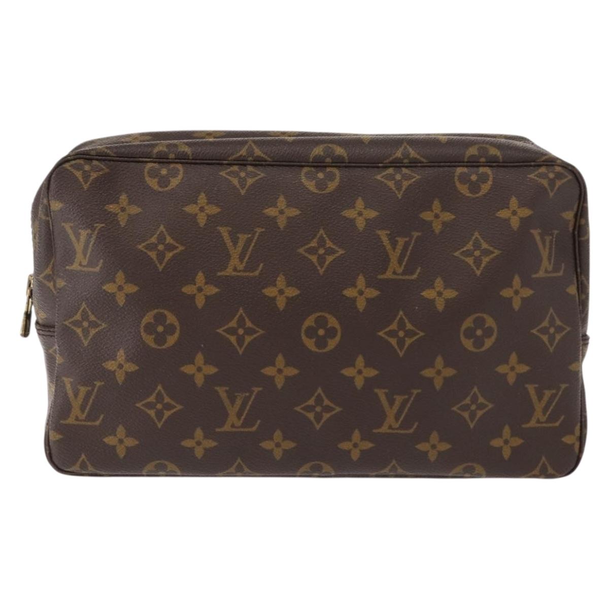 LOUIS VUITTON Monogram Trousse Toilette 28 Clutch Bag M47522 LV Auth 149379