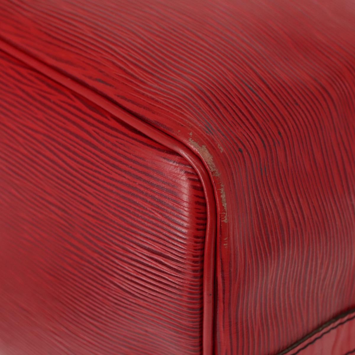 LOUIS VUITTON Epi Petit Noe Shoulder Bag Red M44107 LV Auth 149384