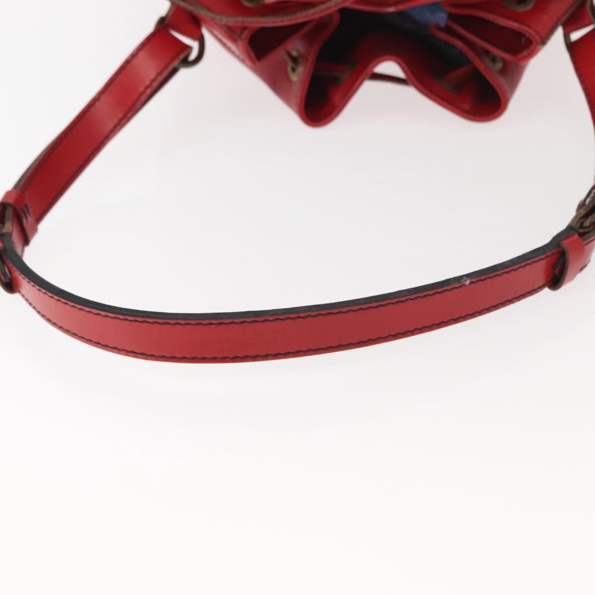LOUIS VUITTON Epi Petit Noe Shoulder Bag Red M44107 LV Auth 149384