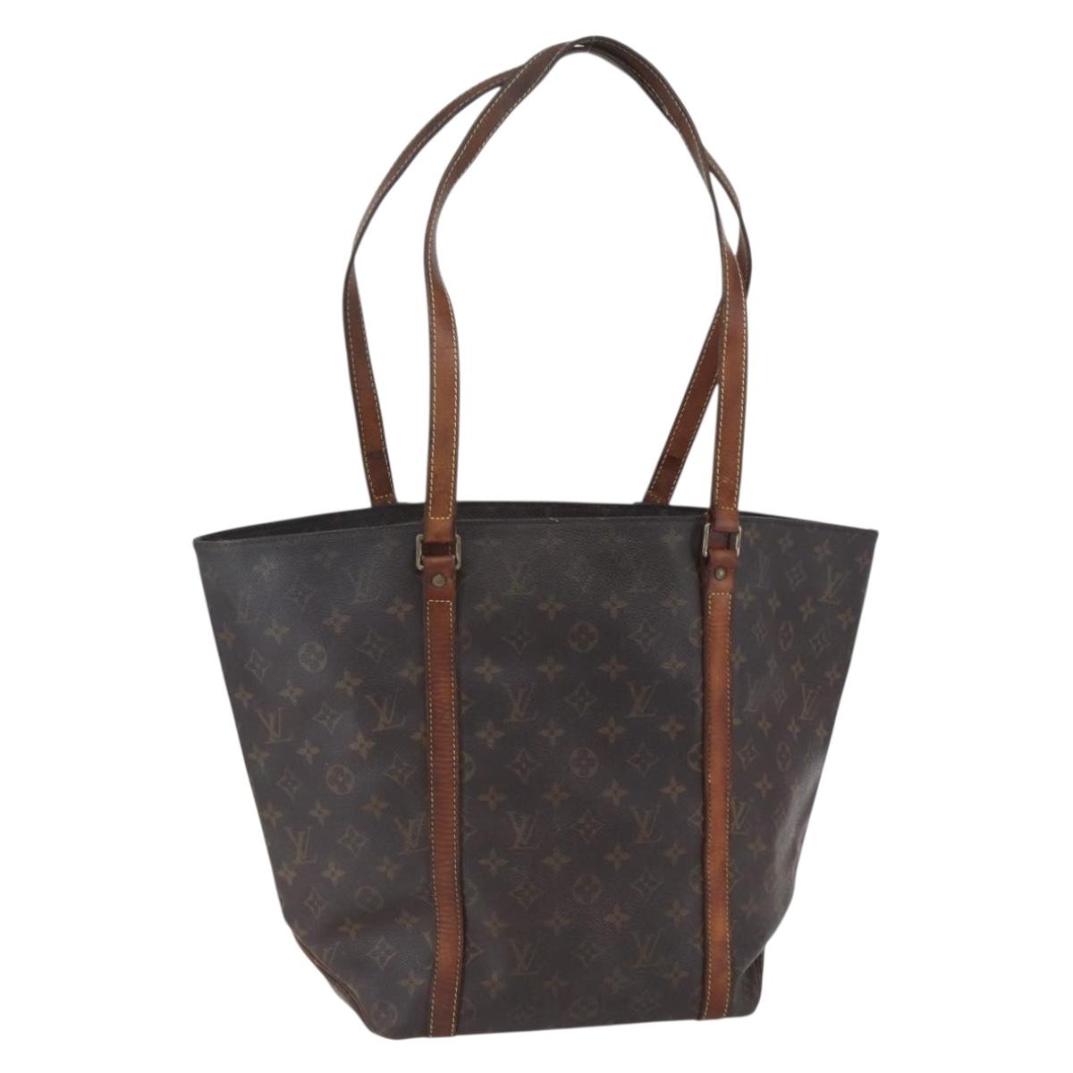 LOUIS VUITTON Monogram Sac Shopping Tote Bag M51108 LV Auth 149387
