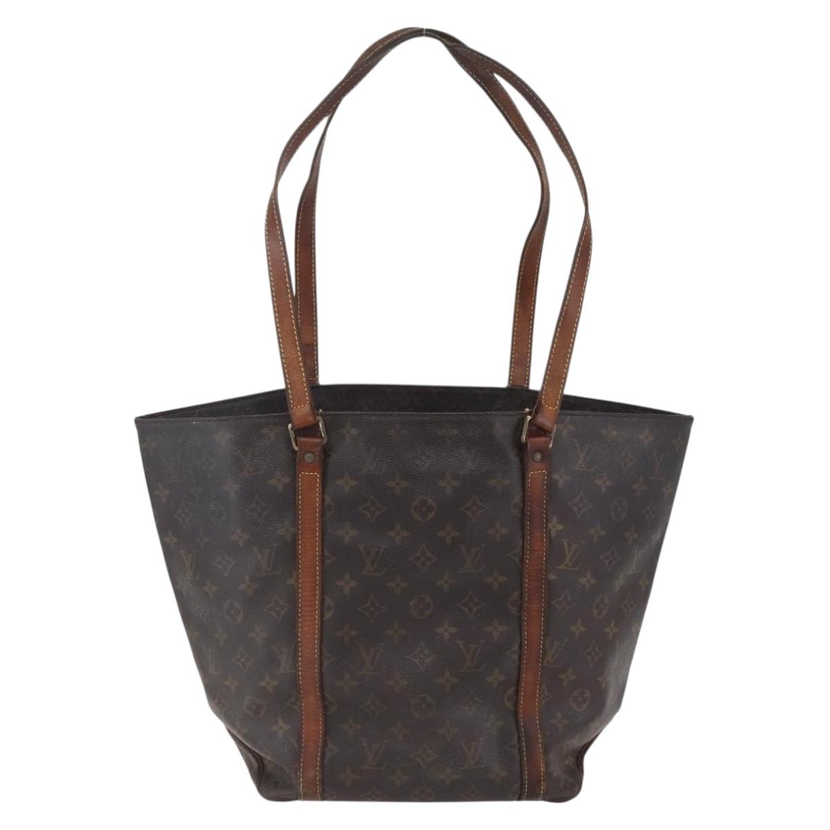 LOUIS VUITTON Monogram Sac Shopping Tote Bag M51108 LV Auth 149387