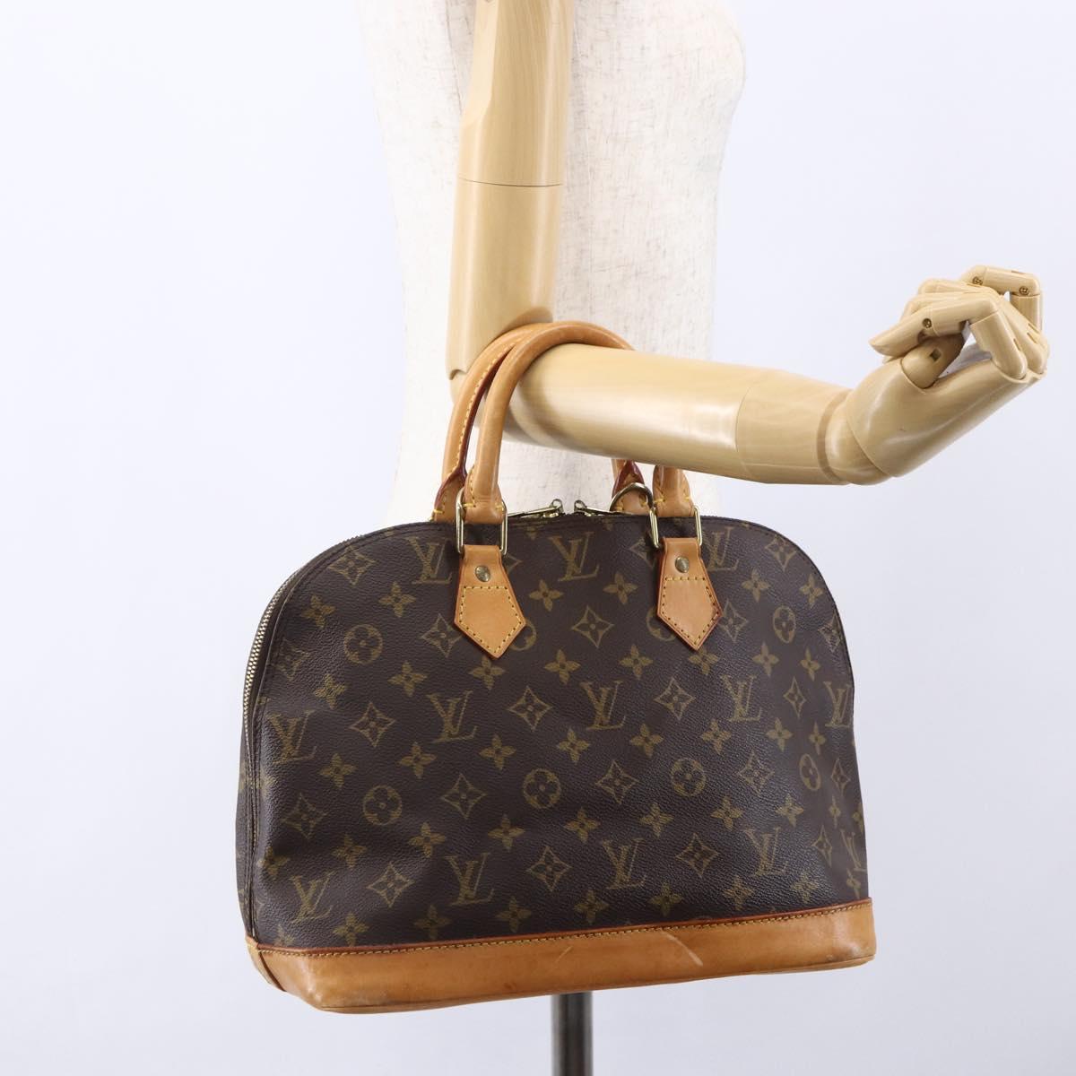 LOUIS VUITTON Monogram Alma Hand Bag M51130 LV Auth 149388