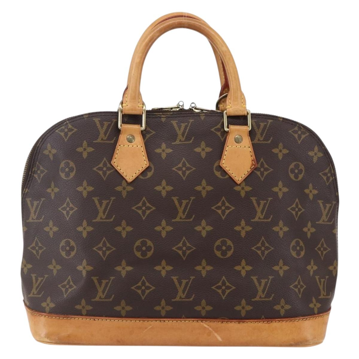 LOUIS VUITTON Monogram Alma Hand Bag M51130 LV Auth 149388