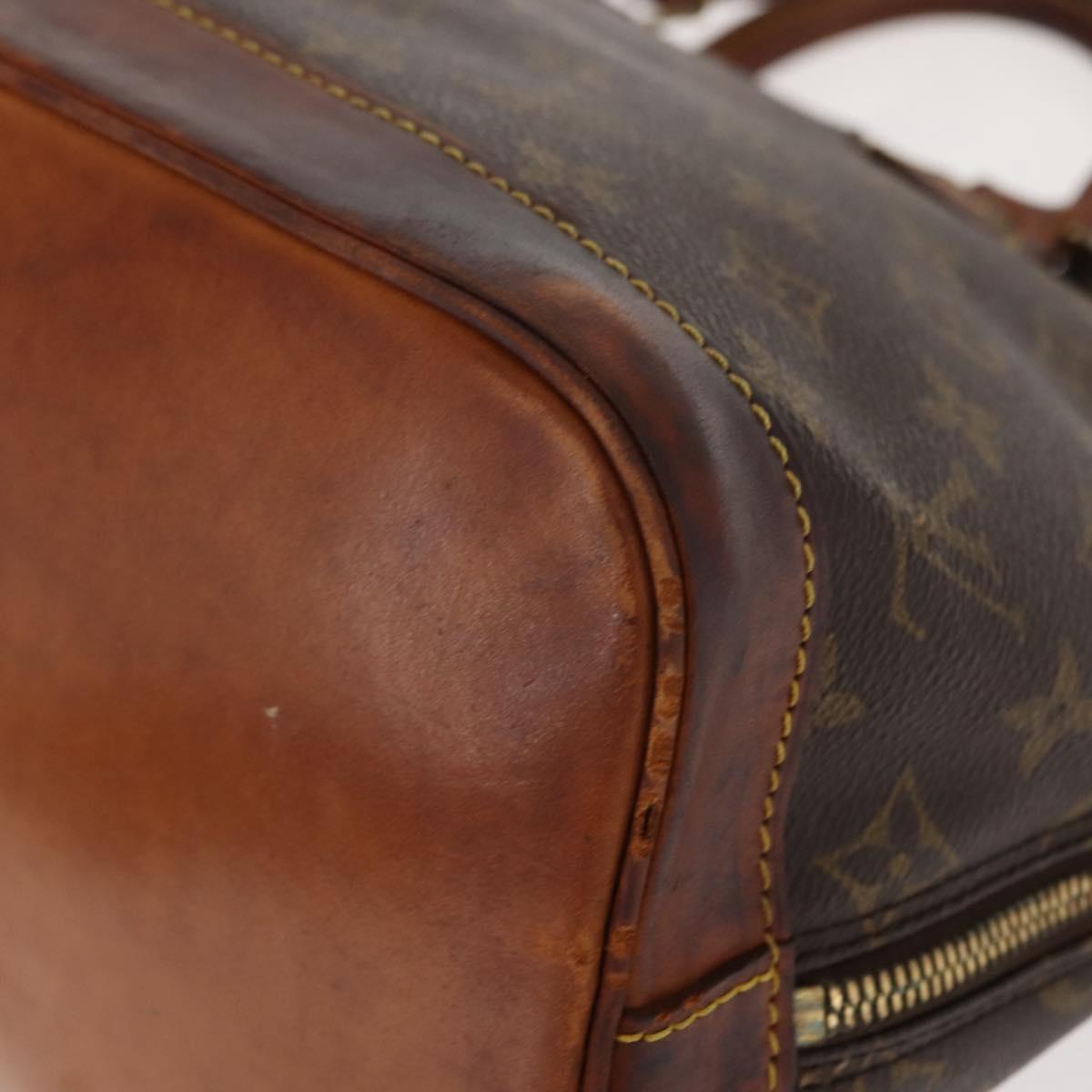 LOUIS VUITTON Monogram Alma Hand Bag M51130 LV Auth 149389