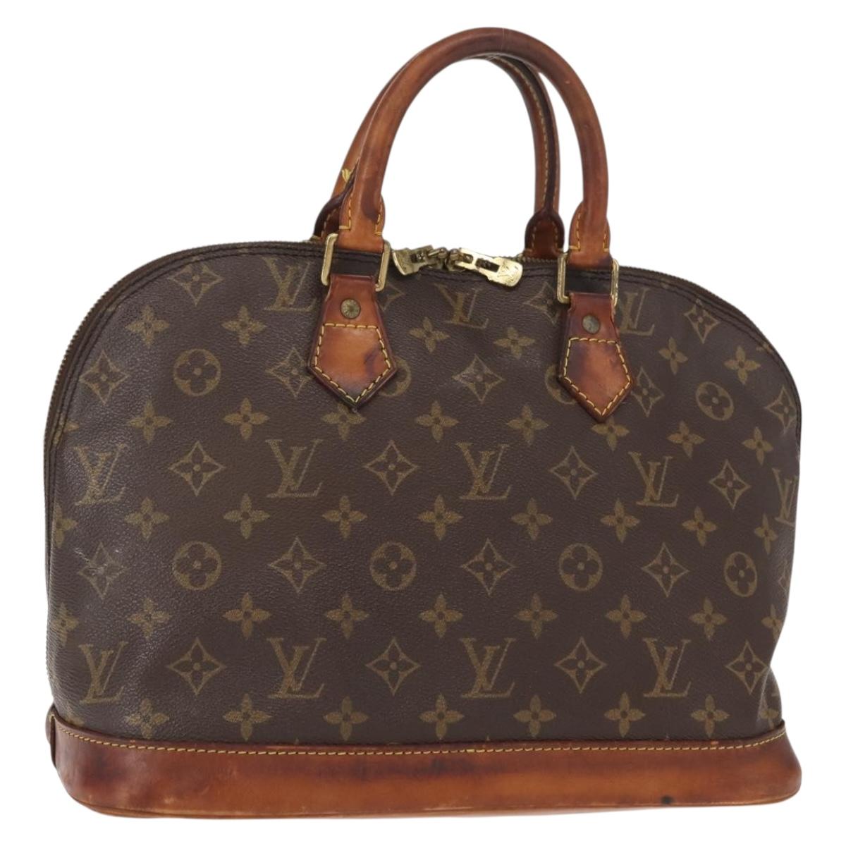 LOUIS VUITTON Monogram Alma Hand Bag M51130 LV Auth 149389