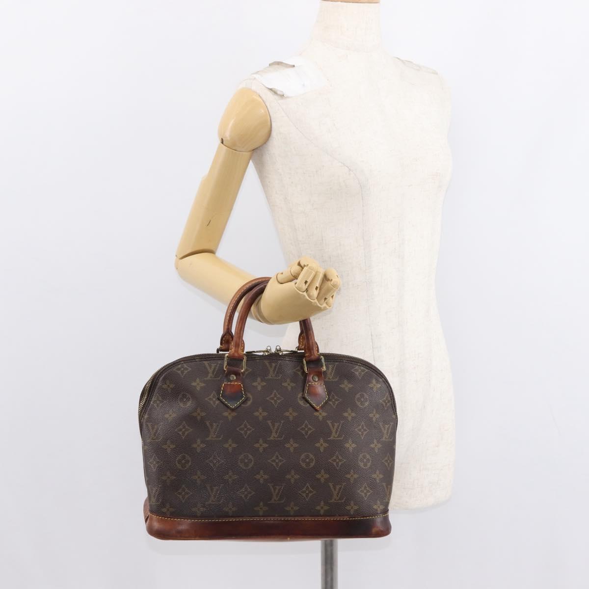 LOUIS VUITTON Monogram Alma Hand Bag M51130 LV Auth 149389