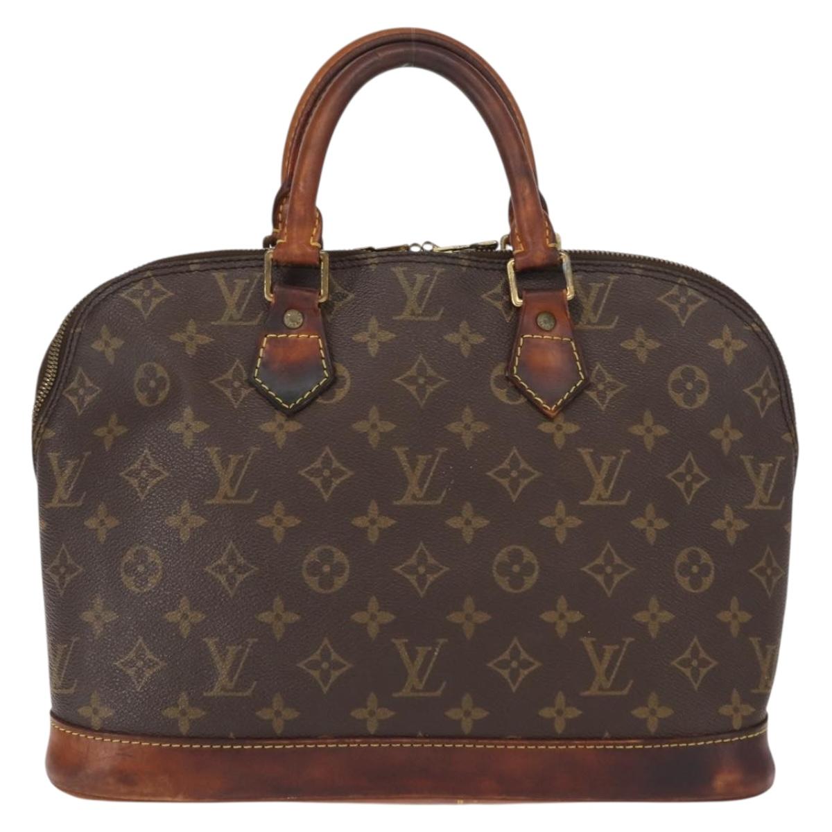 LOUIS VUITTON Monogram Alma Hand Bag M51130 LV Auth 149389