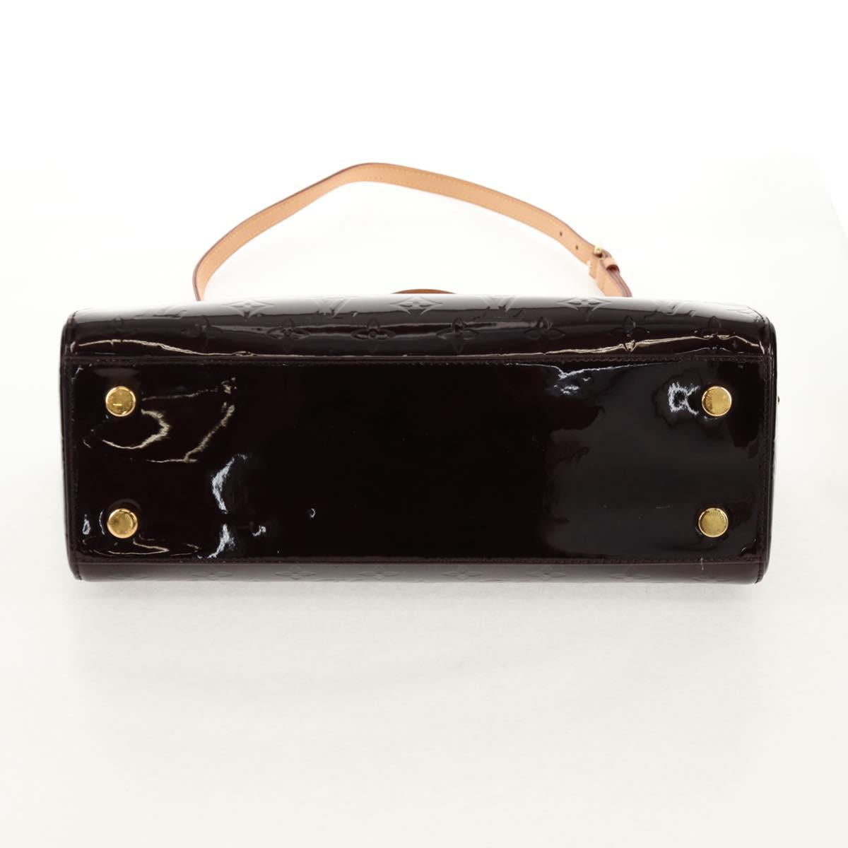 LOUIS VUITTON Vernis Blair MM Hand Bag 2way Amarante M91619 LV Auth 149390V