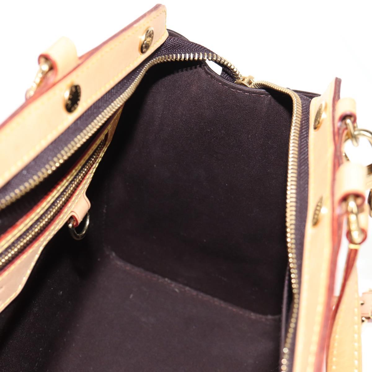 LOUIS VUITTON Vernis Blair MM Hand Bag 2way Amarante M91619 LV Auth 149390V