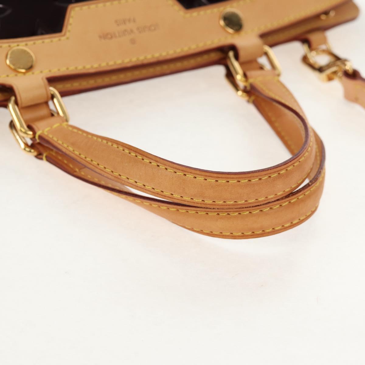 LOUIS VUITTON Vernis Blair MM Hand Bag 2way Amarante M91619 LV Auth 149390V