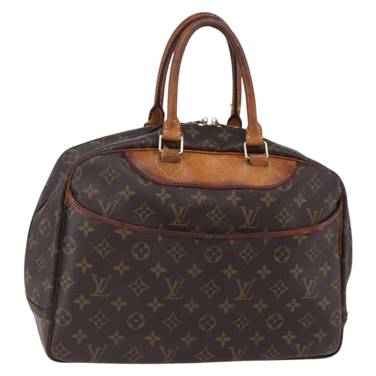 LOUIS VUITTON Monogram Deauville Hand Bag M47270 LV Auth 149395