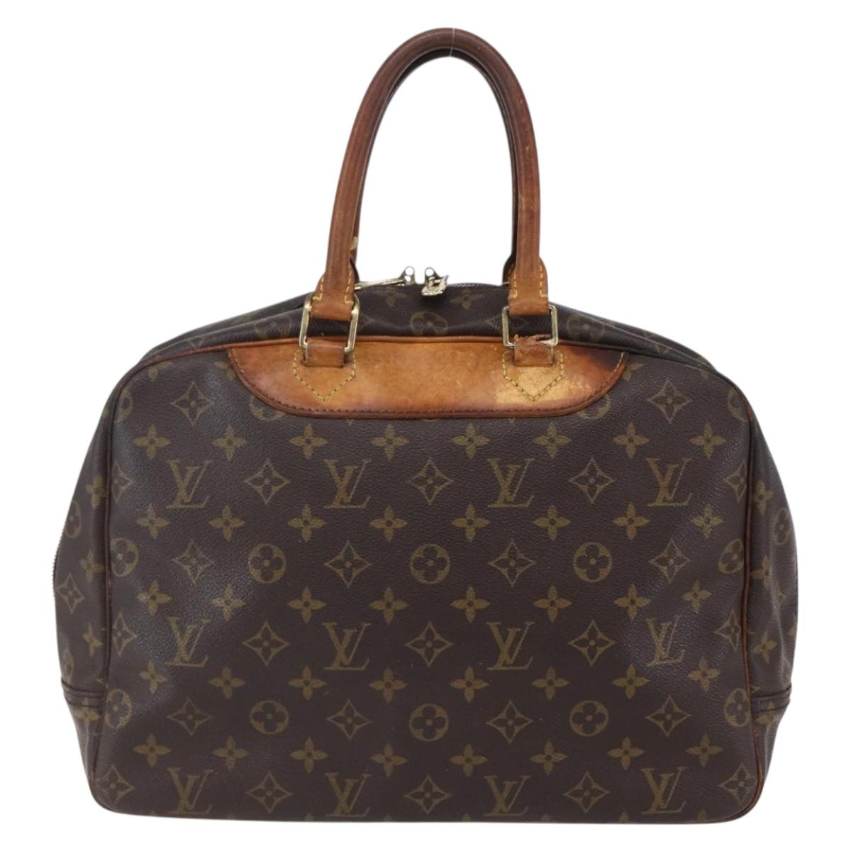 LOUIS VUITTON Monogram Deauville Hand Bag M47270 LV Auth 149395