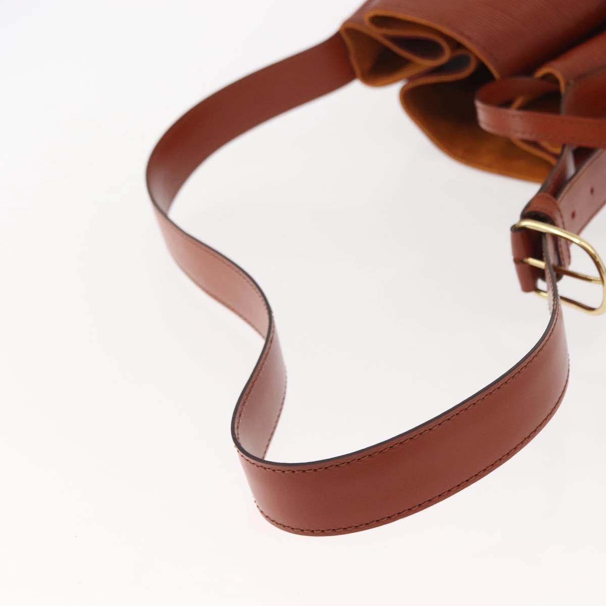 LOUIS VUITTON Epi Sac Depaule GM Shoulder Bag Brown M80193 LV Auth 149397